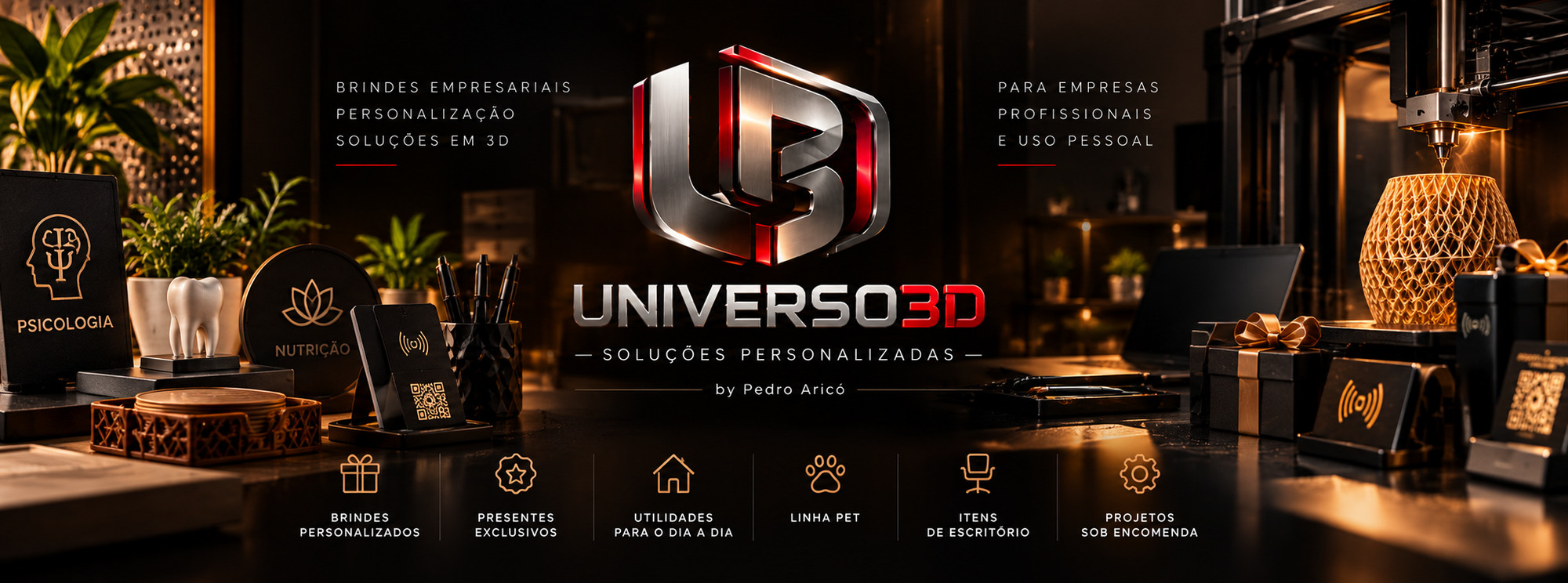 Universo3D: soluções personalizadas, by Pedro Aricó